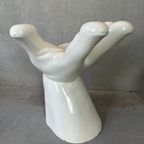 Vintage Hand Chair / Stool Polyester – 80’s thumbnail 5