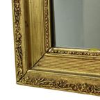 Grote Antieke Gouden Spiegel Met Kroon Klassiek Barok Frankrijk 118Cm thumbnail 7