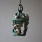 Ceramic Lantern With Sealife Decor, Vietri Sul Mare, Italy. thumbnail 8