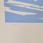 Vintage Postmodern Art Stilleven Zeefdruk Eclipse 1980 Boho thumbnail 8