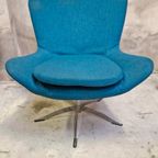 Vintage Draaifauteuil Hjord Knudsen Draaistoel thumbnail 4