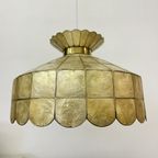 Vintage Mother Of Pearl Hanging Lamp 1970S thumbnail 11