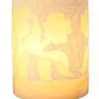 Vintage Tafellamp Albast Natuursteen Bloemen Spanje Jaren 60 thumbnail 4
