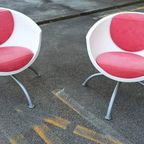 Set 2 Vintage Gubbo Swivel Fauteuils, Mia Lagerman, Ikea thumbnail 2