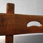 Set Of Six Brutalist, Rustic Dining Chairs thumbnail 8