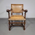 Matching Set / Castle Chairs / Neo Barok / Sheep Leather / 1900S thumbnail 7