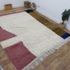 Handgeweven Marokkaanse Berber Tapijt - Kleurrijk Modern Blokpatroon (300X250 Cm) thumbnail 5