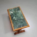 Magazine Holder With Green Marble Top 1960'S. thumbnail 8