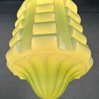 Art Deco Hanglamp ‘skyscraper’ – Opaline Groen thumbnail 6