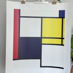 Piet Modrian (1872-1944), Composition Neoplastique No 5 E, 1924, Printed In Belgium... thumbnail 10