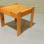 Vintage Mid Century Grenen Side Table Bijzettafel thumbnail 9