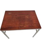 Vintage - Teakhout - Bijzettafel Chroom - Industrieel - Holland - 60'S thumbnail 9