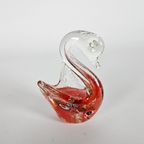 Murano - Zwanen (2) - Glas - Kristal - Beeldjes - Figurines - 90'S thumbnail 4