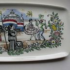 Serveer Schaaltje Porselein Van Kon. Goede Waagen Uit Gouda, 1963. thumbnail 11
