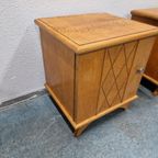 2 Vintage Nachtkastjes Nightstands Jaren 50 Nachtkastje thumbnail 2