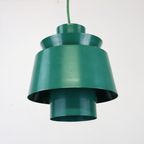 Iconische Tivoli Donkergroene Hanglamp Ontworpen Door Jorn Utzon Voor Nordisk Solar - Denemarken thumbnail 3