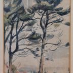 Liesbeth Margaretha Asbeek Brusse (1901-1996) - Aquarel thumbnail 2