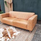 Stoere Leren Bank – Mountain Alp 2,5-zits Lichte Camel Kleur thumbnail 11