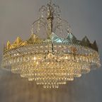 Vintage Xl Design Kristallen Kroonluchter Kristal Zakkroonluchter Hanglamp thumbnail 11