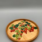 Vintage Set Dienbladen Bamboe Strawberry thumbnail 7