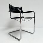 Set Van 4 Lederen Mart Stam S34 Stoelen, 1970's thumbnail 8