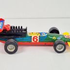 Vintage Blik Speelgoed Joustra Formule 1 Rtx 6 Race Auto '70 thumbnail 12