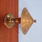 Art Deco Messing Lamp, Jaren 20-30 thumbnail 2