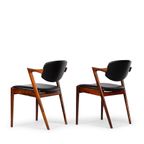 Reupholstered Rosewood Z-chair : No. 42 By Kai Kristiansen 1960s, Set Of 2 thumbnail 10