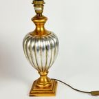 Tafellamp - Bureaulamp - Made In Italy - Goud - Zilver - Hollywood Regency Stijl - 90's thumbnail 4