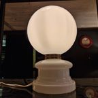 Vintage Opaline Glass Table Light, 1970S thumbnail 9