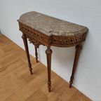 Barok Rococo Wandconsole Sidetable Met Marmer Blad En Spiegel 05 thumbnail 13