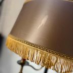 Vintage 'Gouden' Staanlamp Met Franjes thumbnail 13