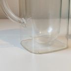 Vintage Space Age Pitcher Transparant Plastic - Thermos Double Walled thumbnail 7