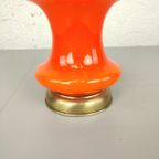 Vintage Oranje Glazen Tafellamp thumbnail 4