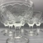 Set Vintage Ijscoupes Fruit 6 Stuks France thumbnail 4