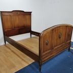 Antiek Tweepersoonsbed, Brocante Bed Twijfelaar Ledikant 07 thumbnail 2