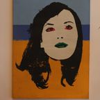 Popart Vrouwelijk Portret, Circa 1970 thumbnail 4