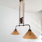 Dubbele Vintage Hanglamp Uittrekbare Katrollamp Plafondlamp thumbnail 3