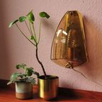 Gouden Wandlamp Groot Roze Glas thumbnail 7