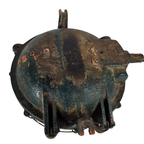 Industriële Gietijzeren Kooilamp - Muurlamp - Buitenlamp - Gal - Frankrijk - 50's thumbnail 3