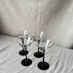 4X Martini Glas, Zwart, Luminarc thumbnail 2