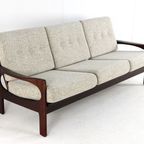 Vintage 3 Persoons Bank Reupholstered thumbnail 10