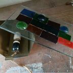 Edialux Coloured Wall Lamp Sconce Belgium 1950 / 25cm X 15 M X6cm thumbnail 4