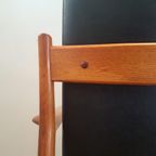 Vintage Arne Vodder 341 Fauteuil In Teak En Leer thumbnail 5