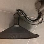 Vintage Postmodern Geperforeerde Metalen Hanglamp, Zwaart thumbnail 9