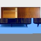 Grote Vintage 5-deurs Kledingkast In Palissander, 1960s thumbnail 3