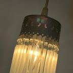 5 Beschikbaar ! Vintage Opaline Staafjes Hanglampen Kroonluchters thumbnail 6