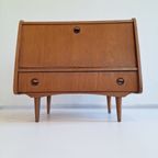 Small Danish Bar Cabinet In Teak Veneer thumbnail 17