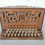 Antieke Houten Accordeon M. Hohner thumbnail 6