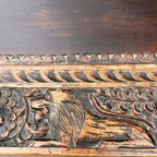 Antieke Anglo Indian Olifant Tafel Vintage thumbnail 5